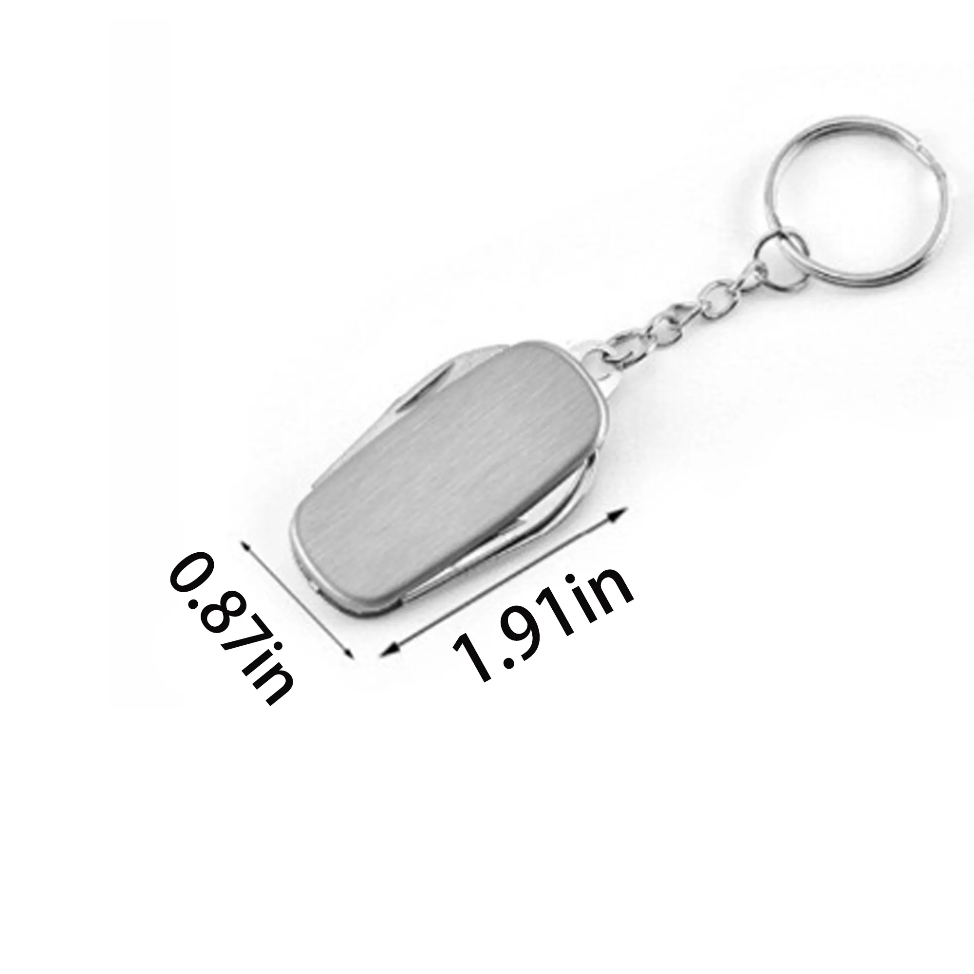 Multi-Function Stainless Steel Keychain Knife 2