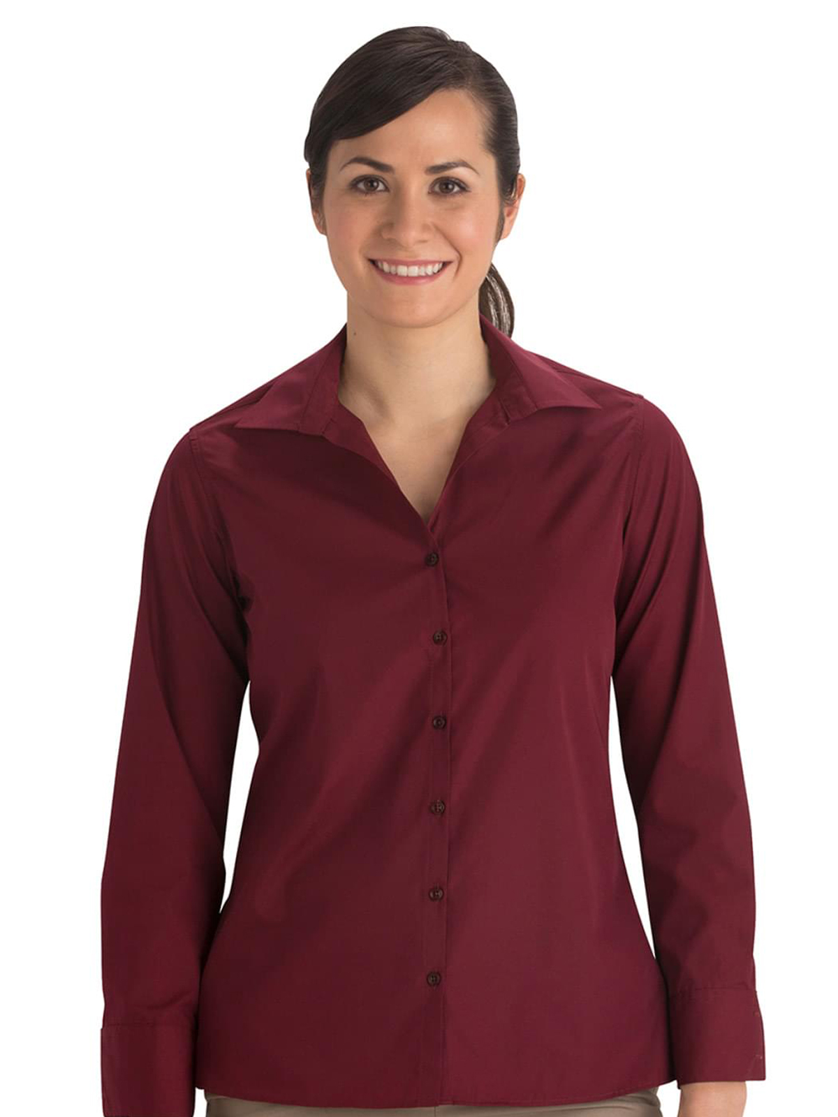 Edwards Shirts & Blouses - Women's Long Sleeve Lightweight Poplin Shirt 31