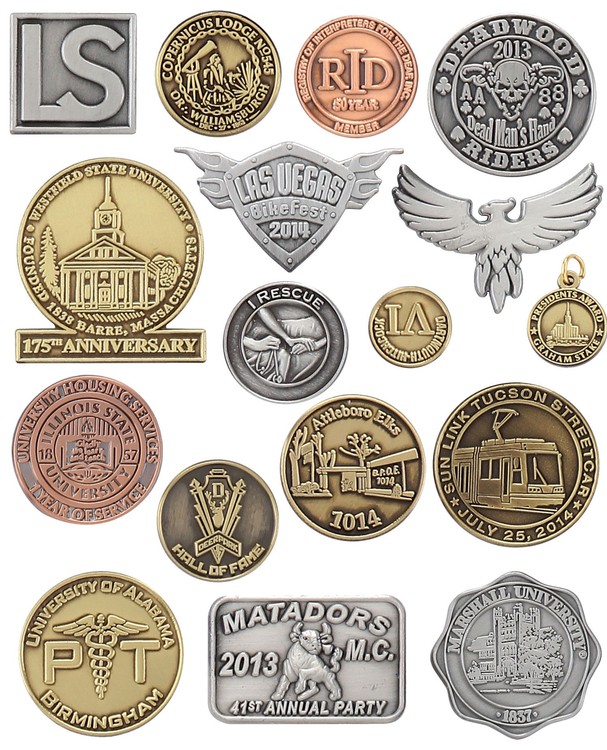 Die Struck Antique Lapel Pin 21