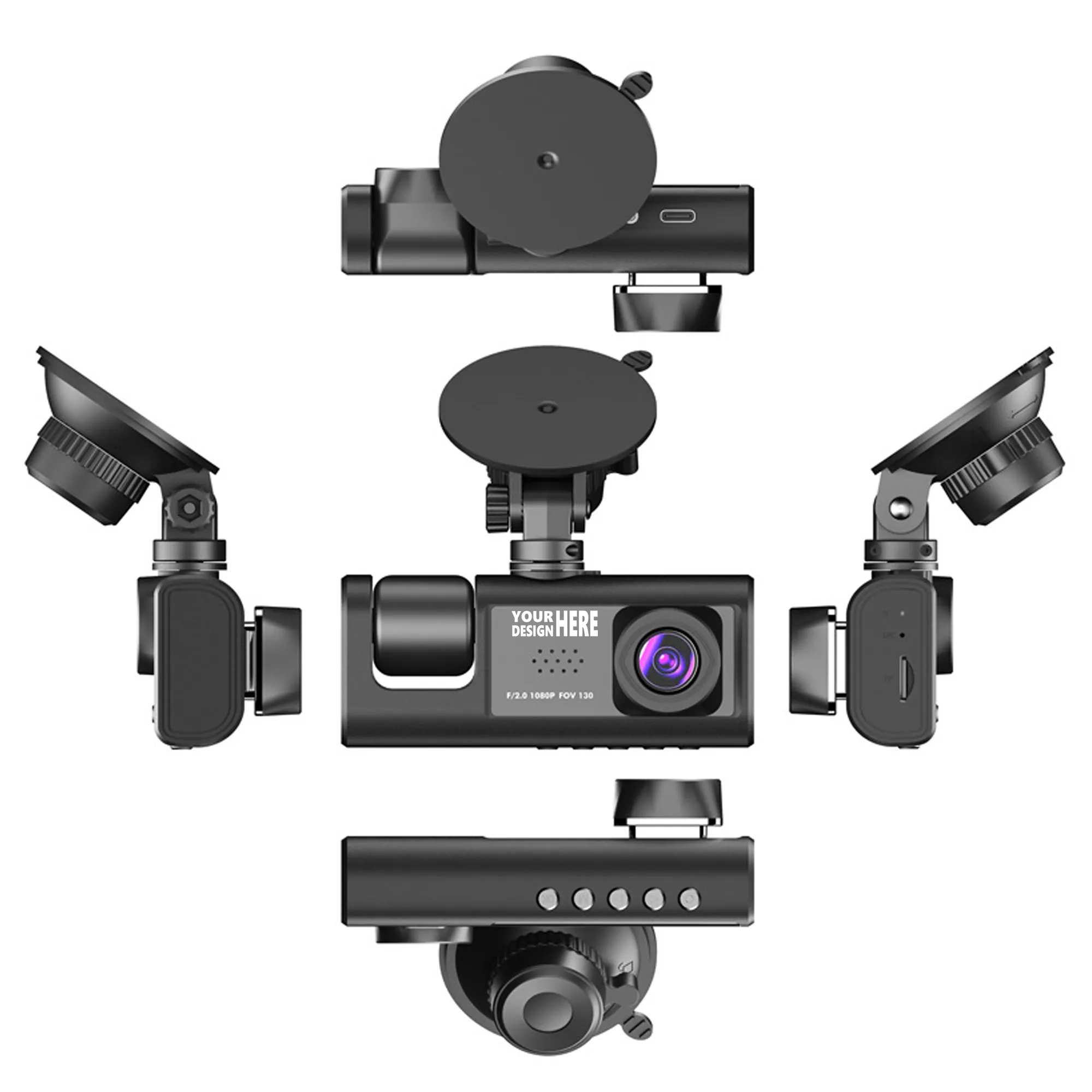 3 Way Dash Cam