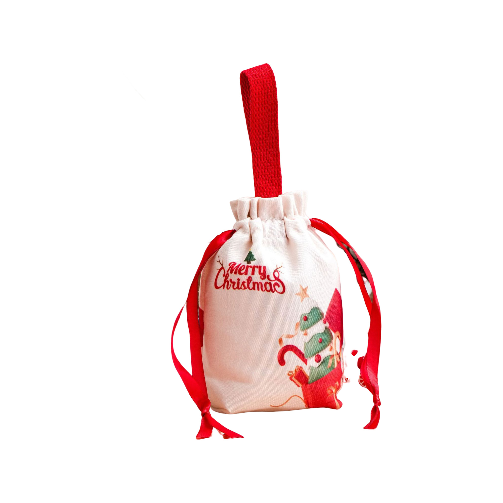 Christmas Gift Drawstring Canvas Bag 10