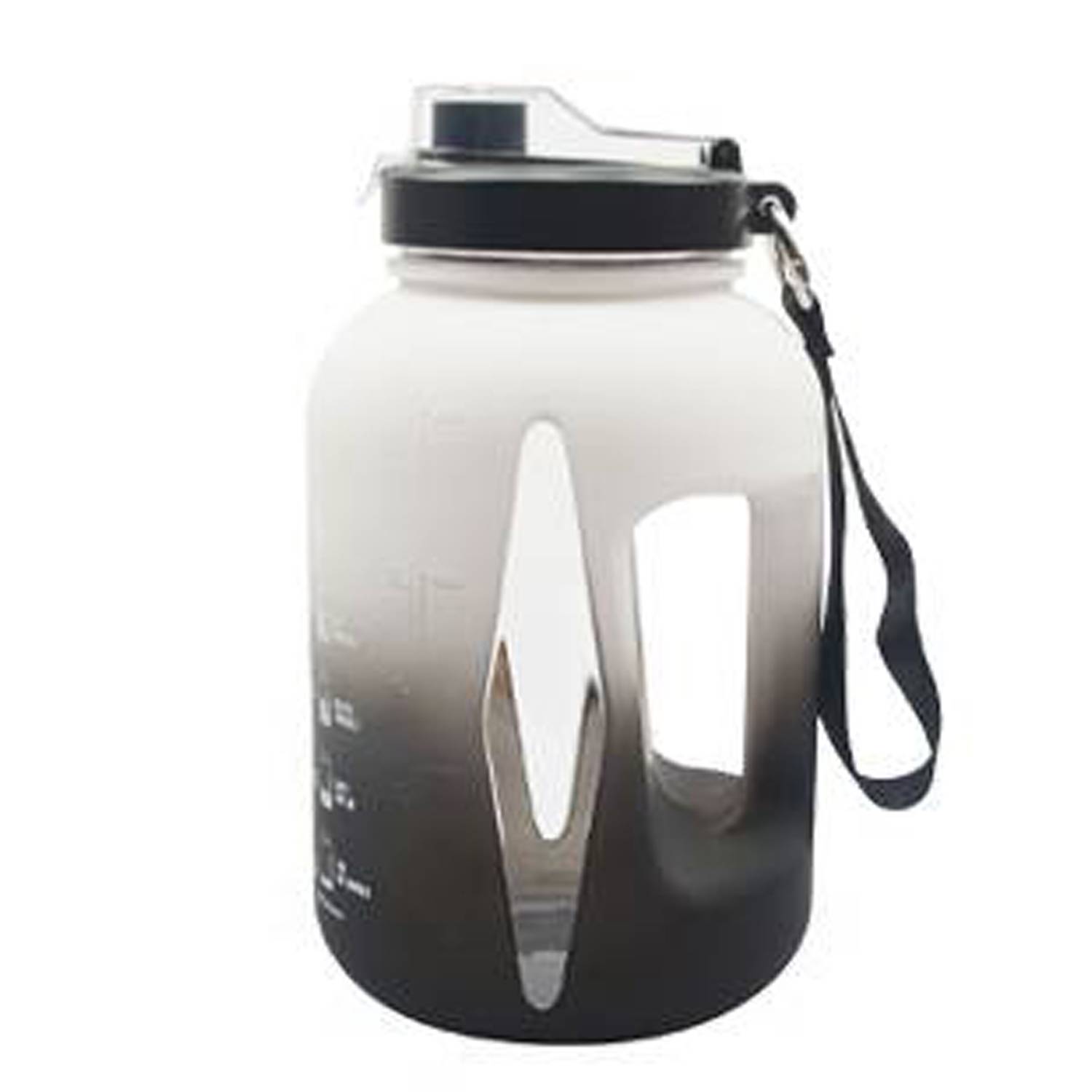 74 Oz Plastic Sports Water Bottle w/ Carrying Rope 18