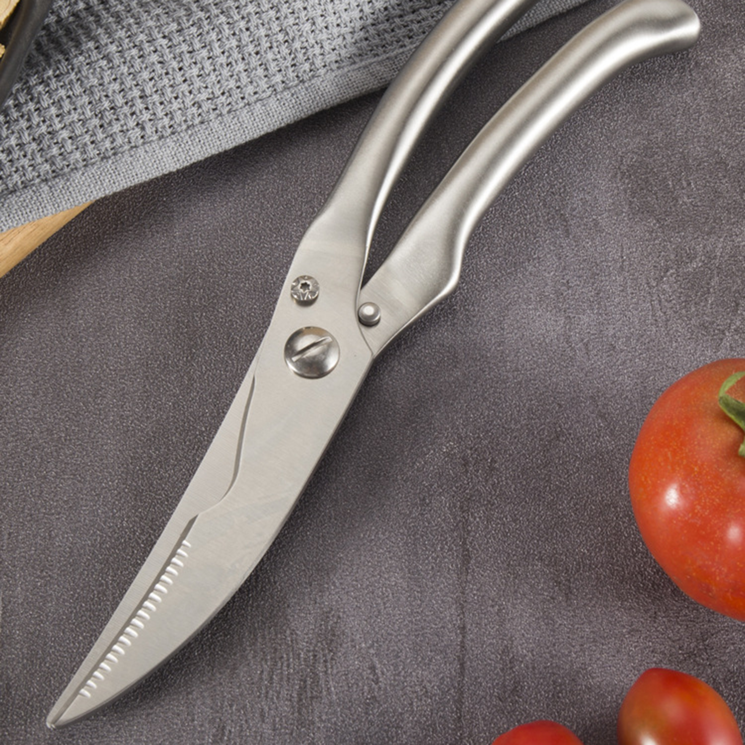 7 Pcs Stainless Steel Knife Block Set 1