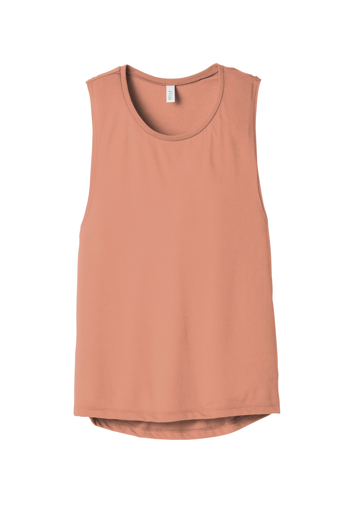 BELLA+CANVAS Women's Flowy Scoop Muscle Tank. BC8803 128