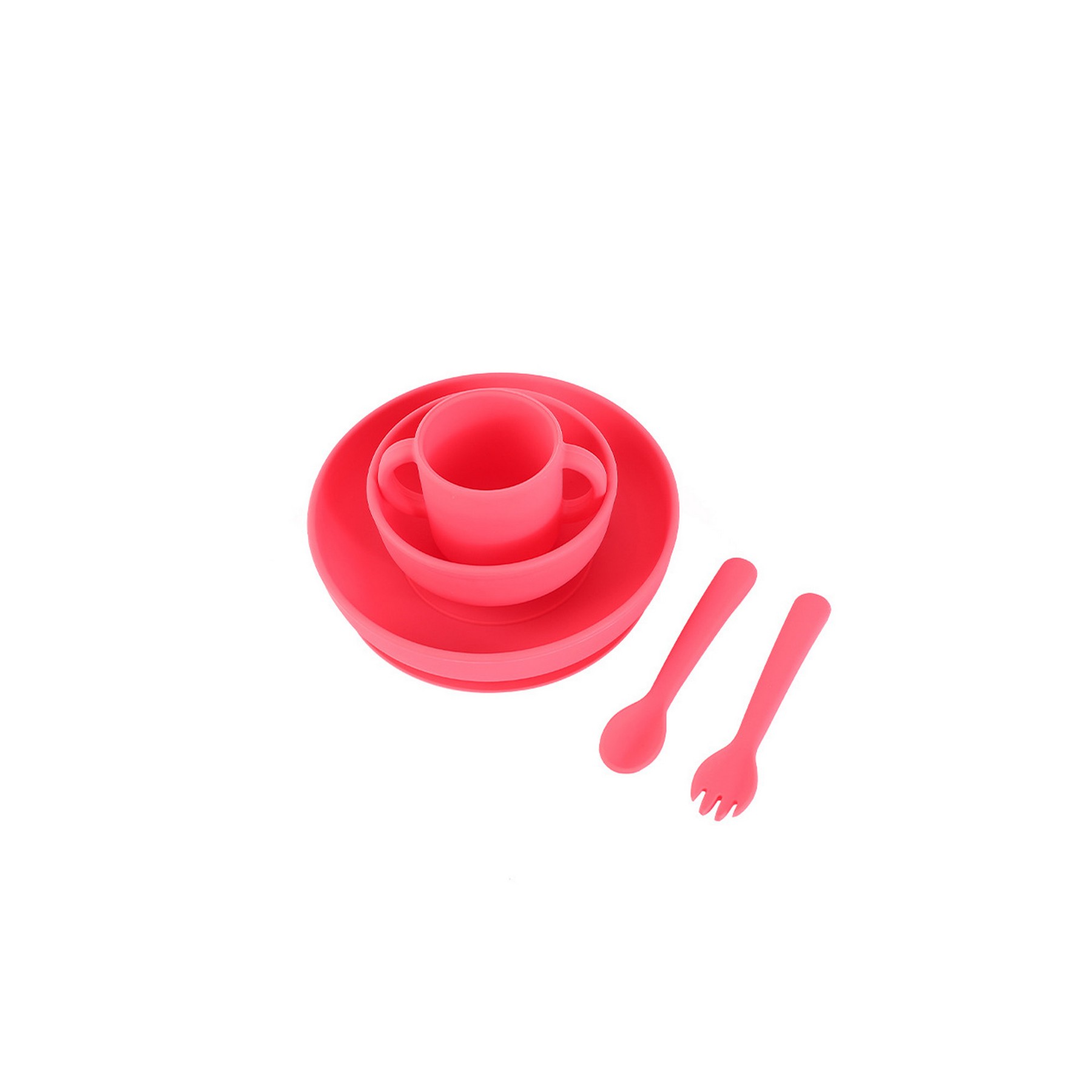 Silicone Children Cutlery Set 4
