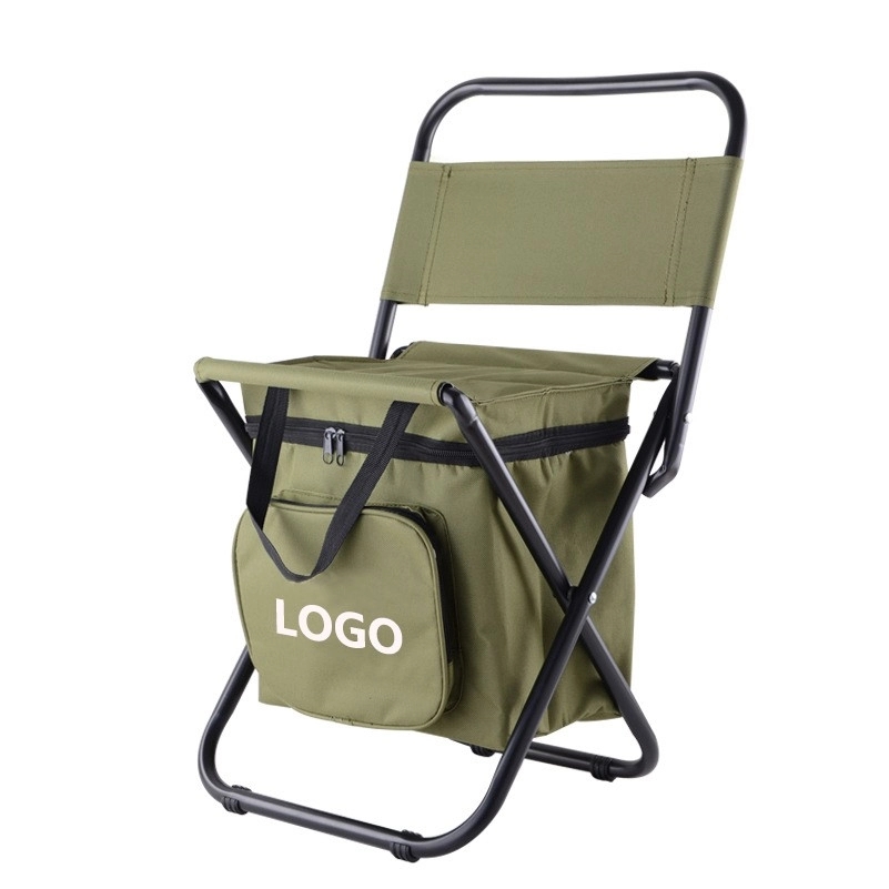 Outdoor Backrest Chair with Cooler Bag 3