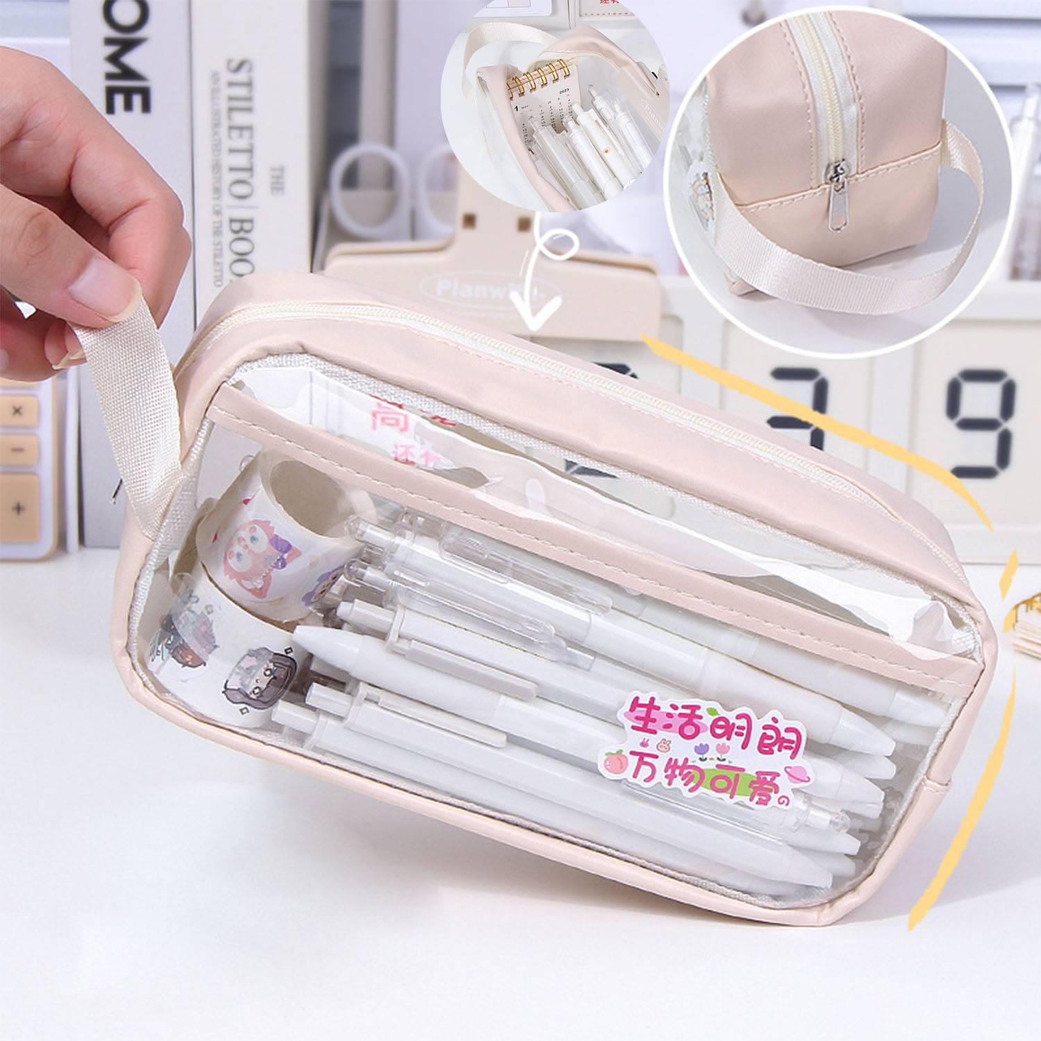 Transparent PVC Pencil Case 5