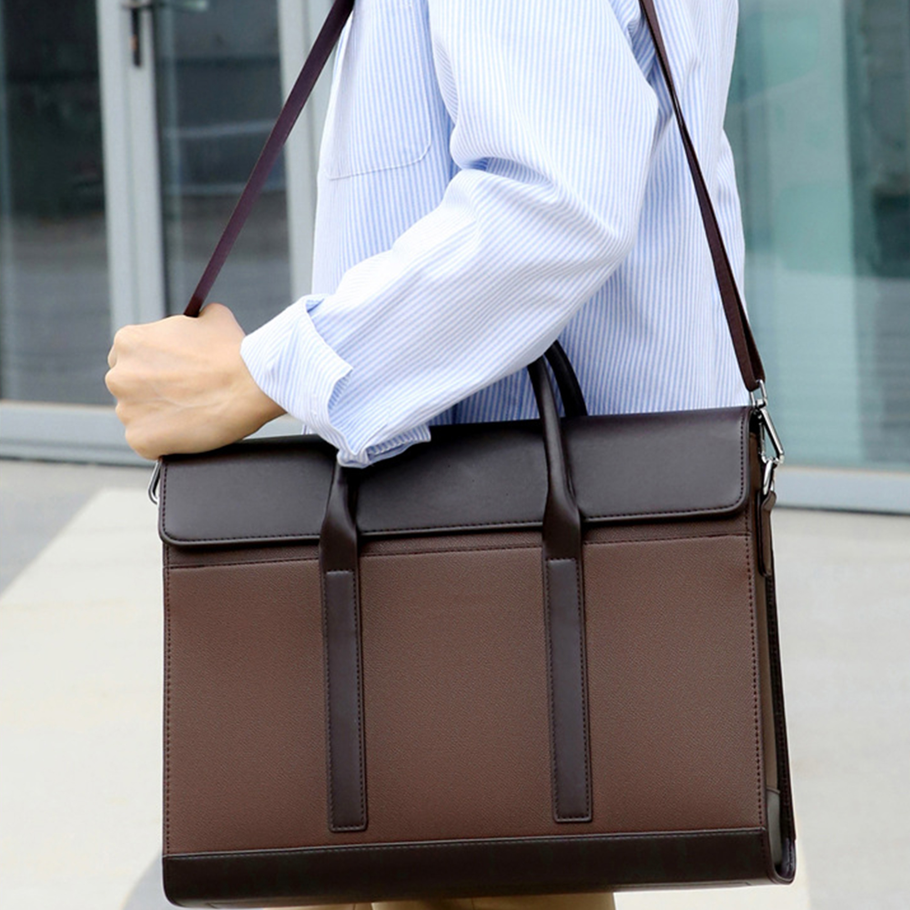 Pu commercial high-capacity messager bag 3