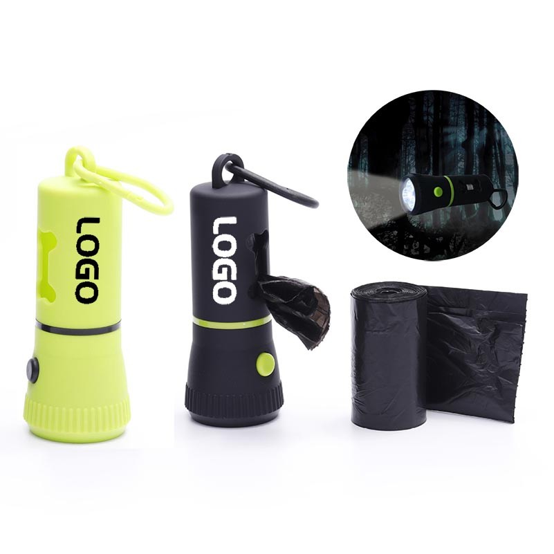 Dog Bag Dispenser With Flashlight 1