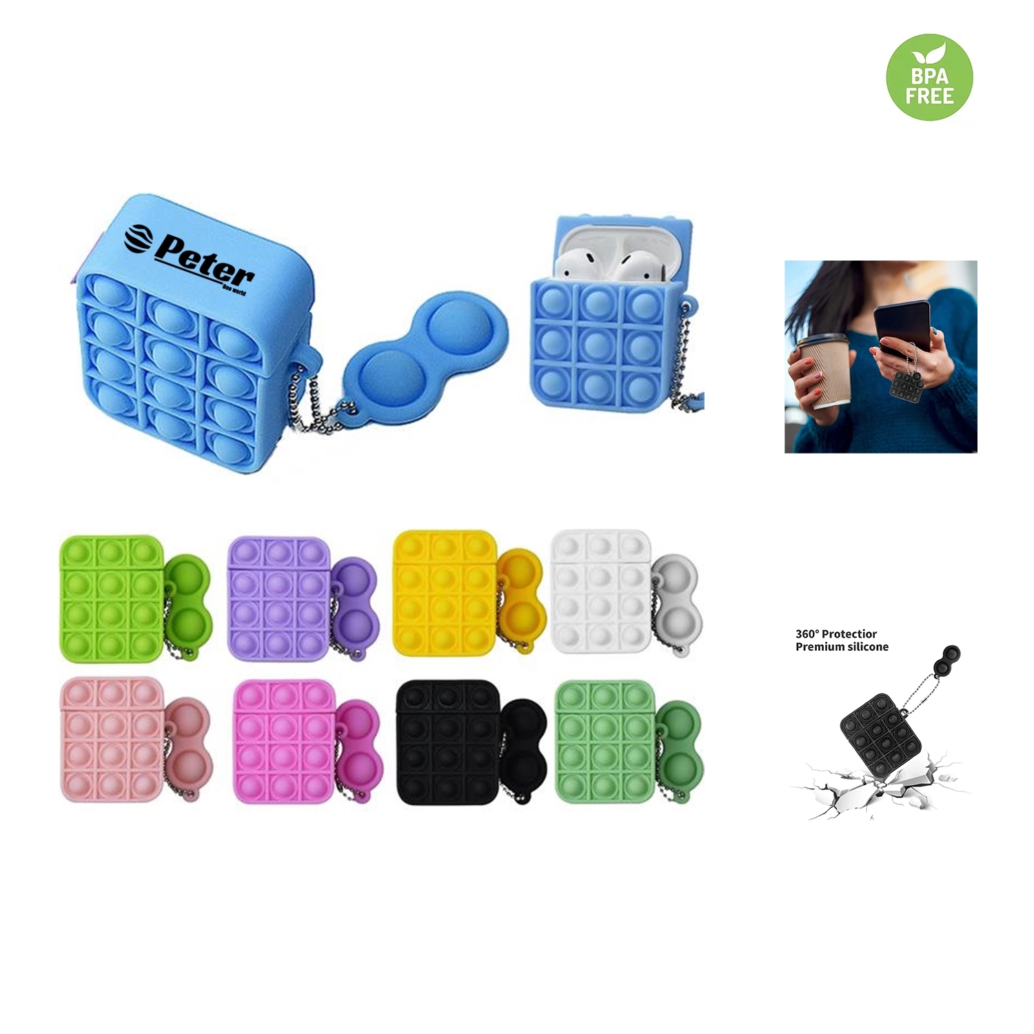 Fidget Sensory Toy for Earphone Case 2