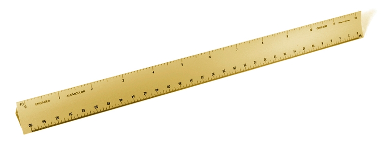 12" Engineer Triangular Hollow Scale 2