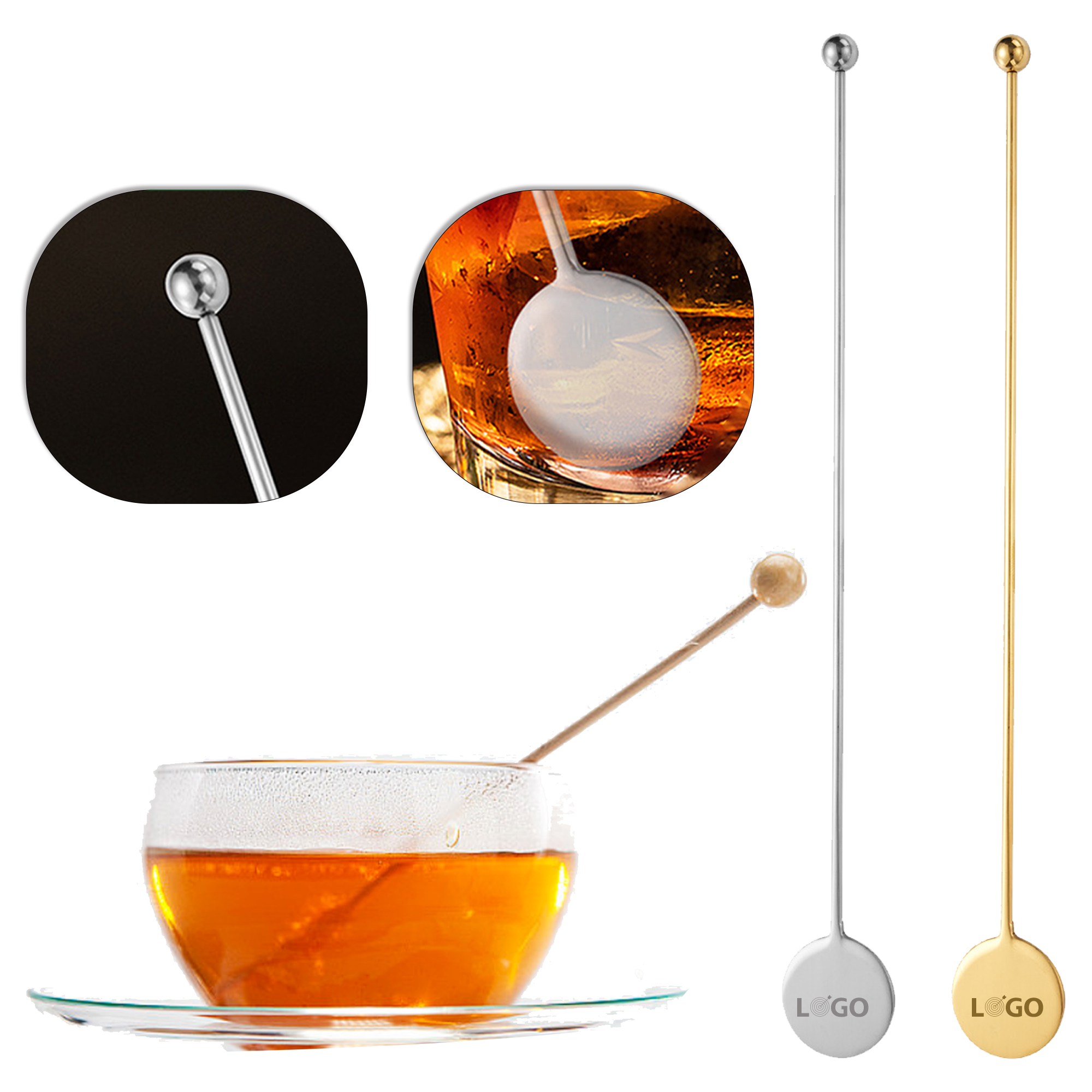 Premium Stainless Steel Beverage Stirrer 4