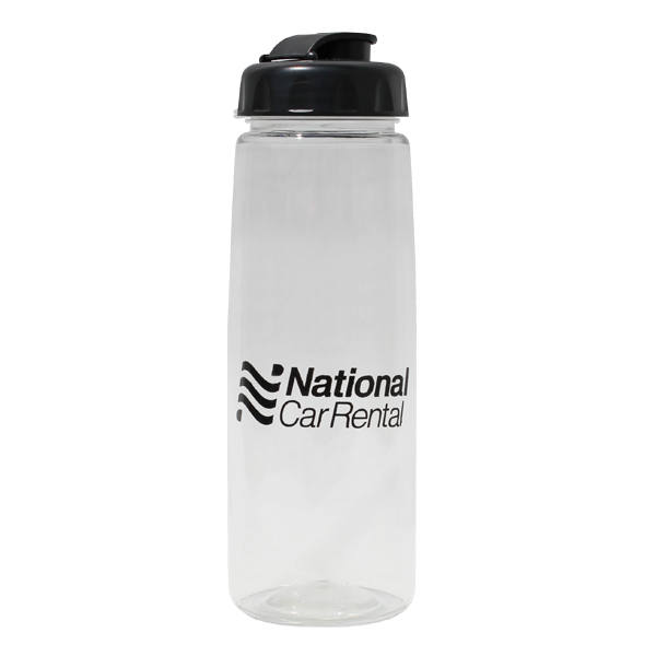 30 oz. Poly-Saver PET Bottle with Flip Top Cap 15