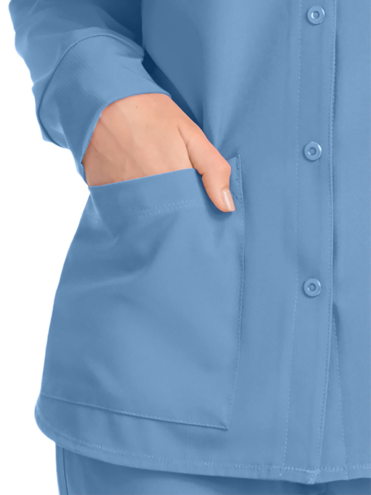 Skechers - Women's Two-Pocket Snap-Front Stability Warm-Up Scrub Jacket 48