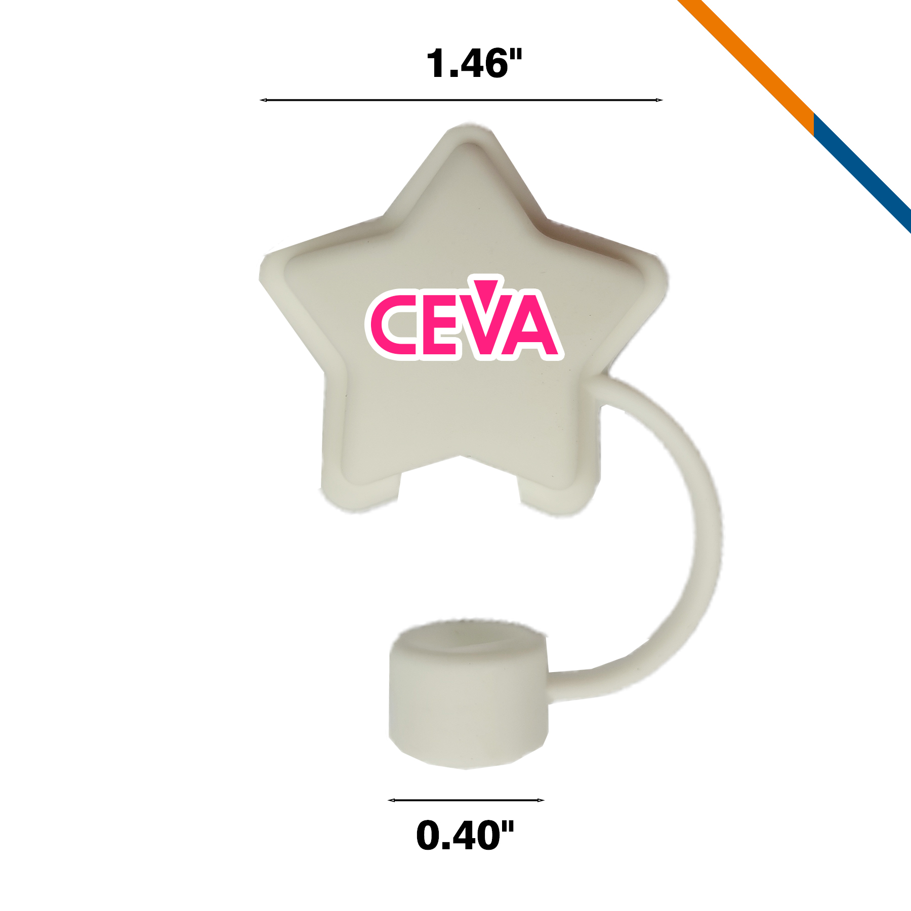 Doxe Star Silicone Straw Topper 9