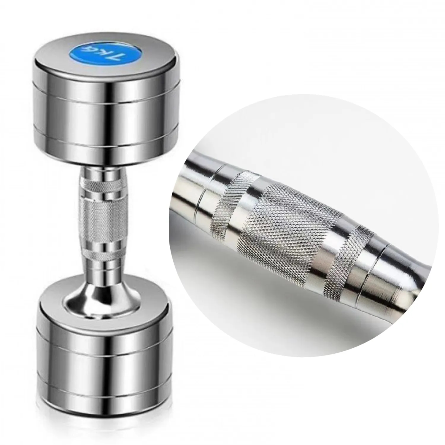 Stainless Steel Barbell Body Building Dumbbells 5