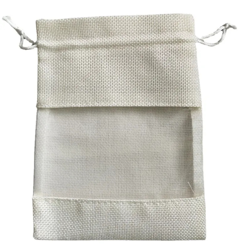 Burlap Drawstring Gift Bag 2