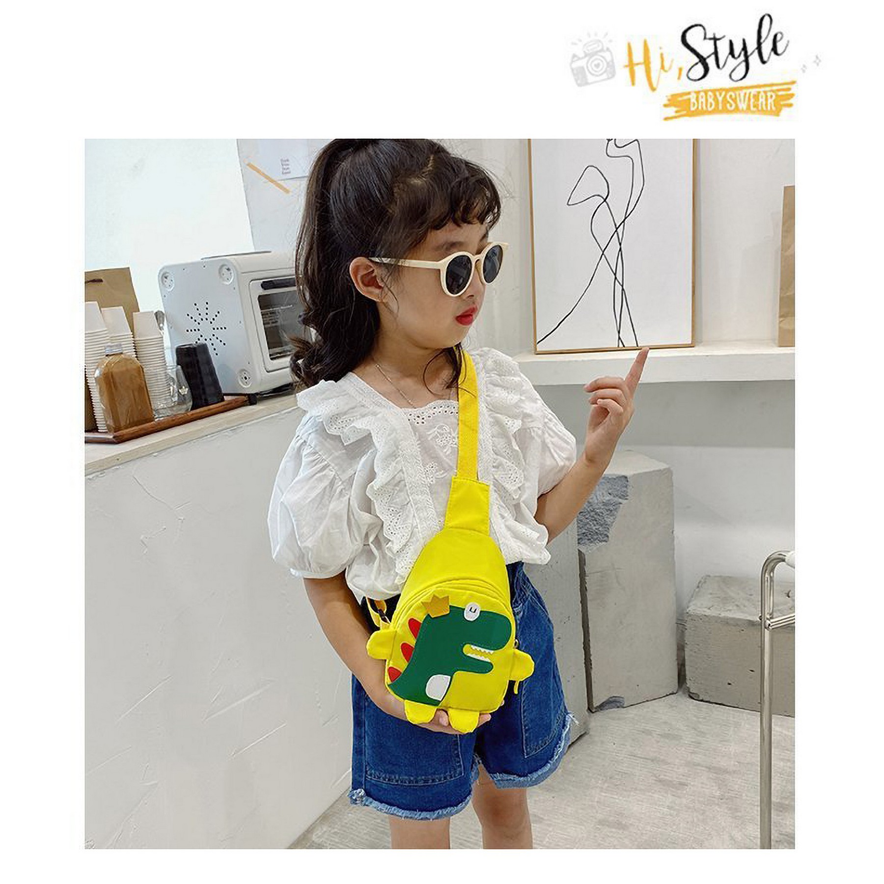 Backpack For Kids Dinosaur Pattern Chest Bag 4