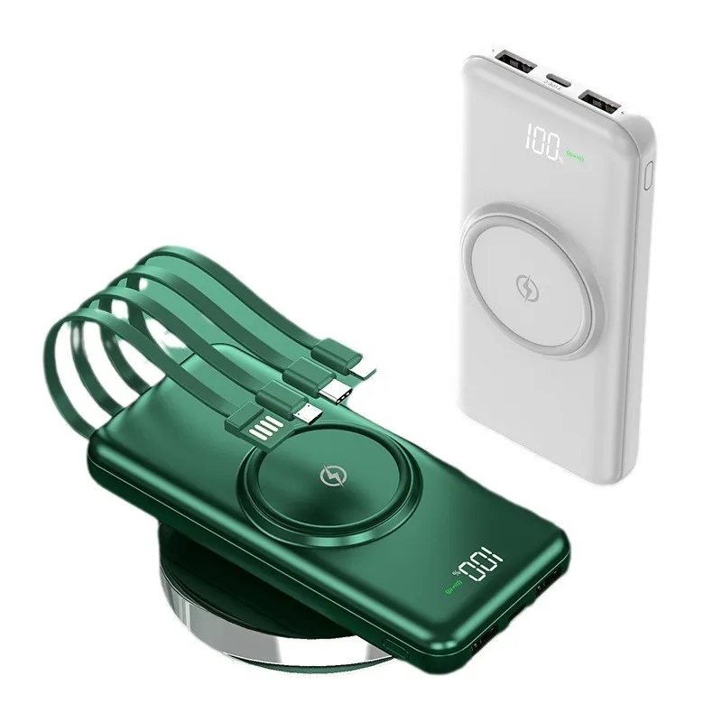 10000 mAh Wireless Power Bank with Digital Display 2