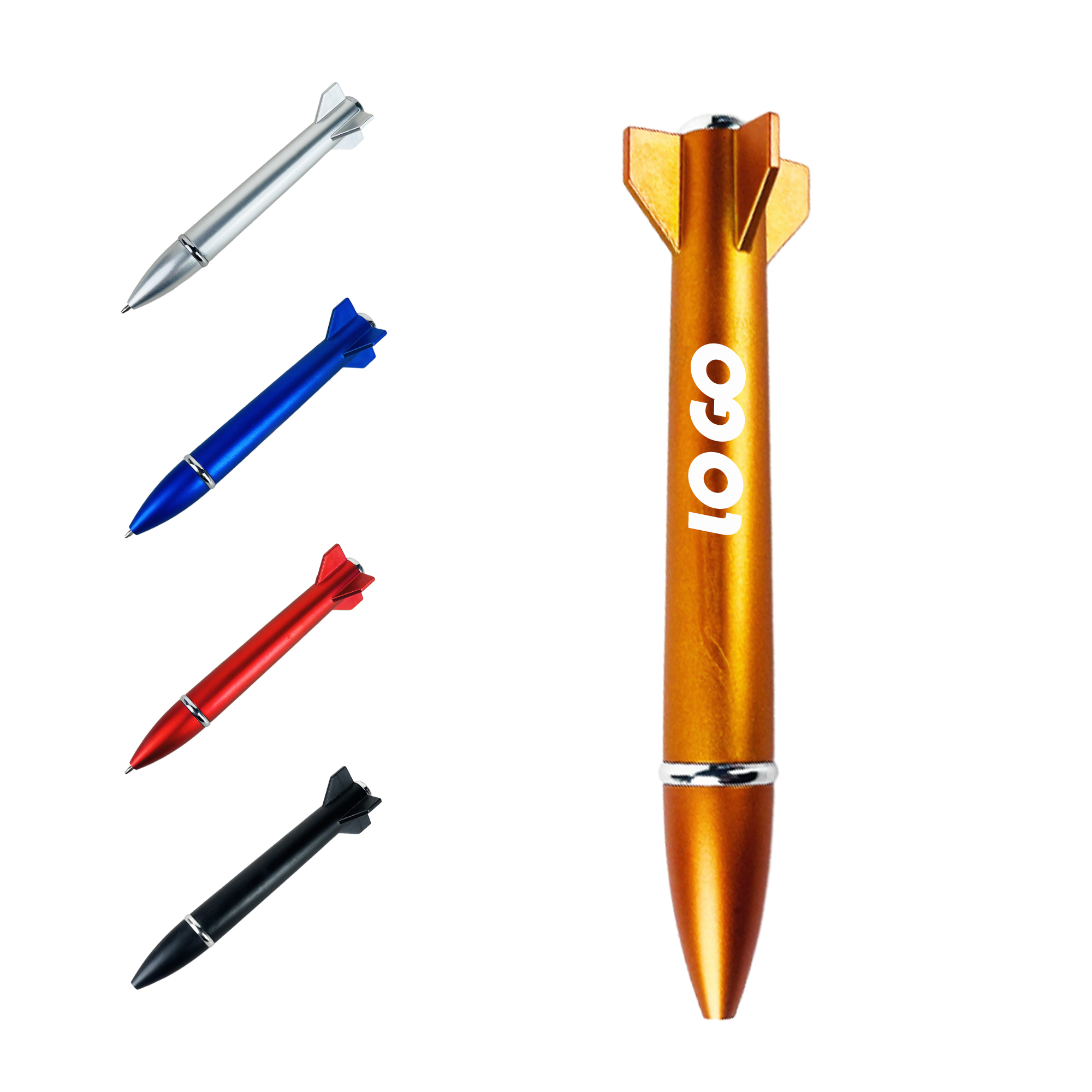 Colorful Rocket Ballpoint Pen 2