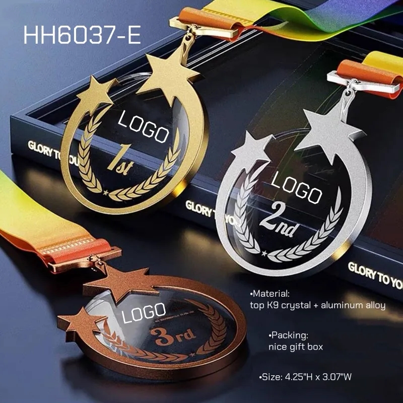 BULK Crystal Medal Sports Metal Awards 8