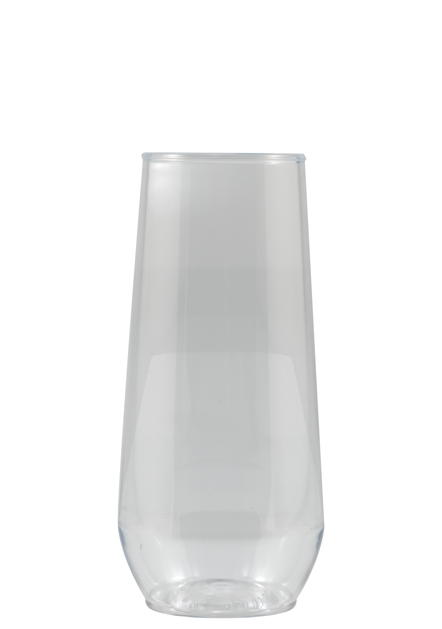 10 oz Reserv Plastic Stemless Flute Clear Digital Print 1