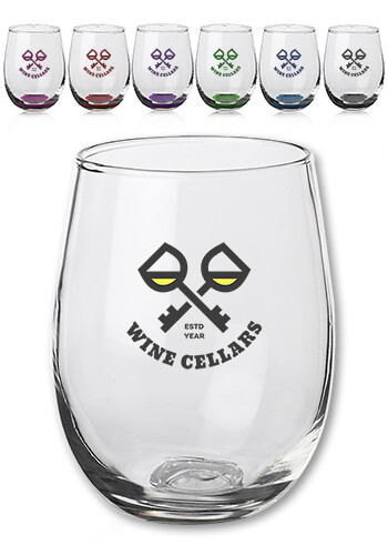 17 oz. Sienna Stemless Wine Glasses