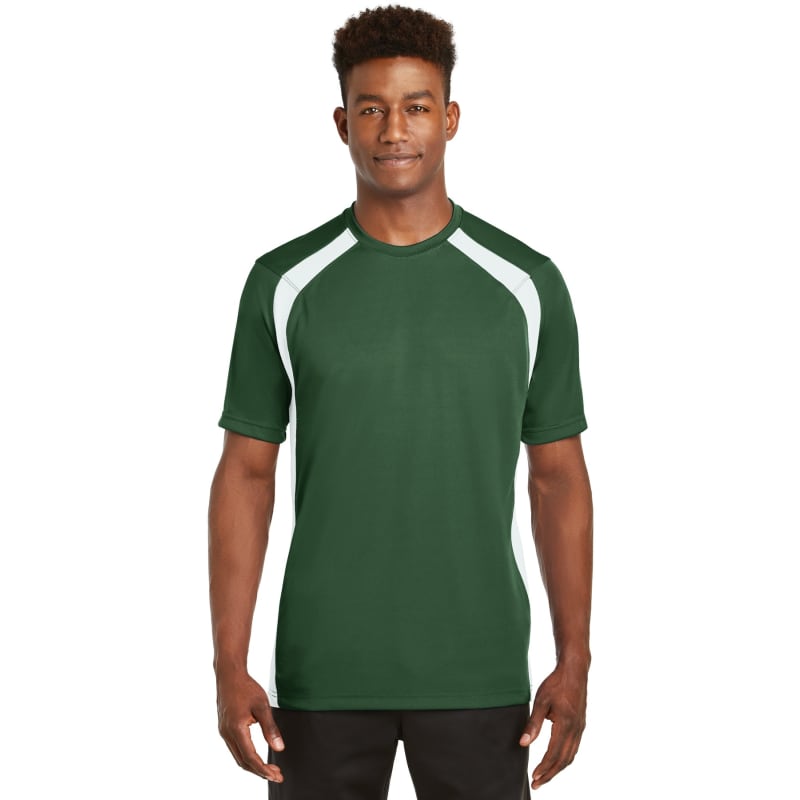 Sport-Tek Dry Zone Colorblock Crew. 6