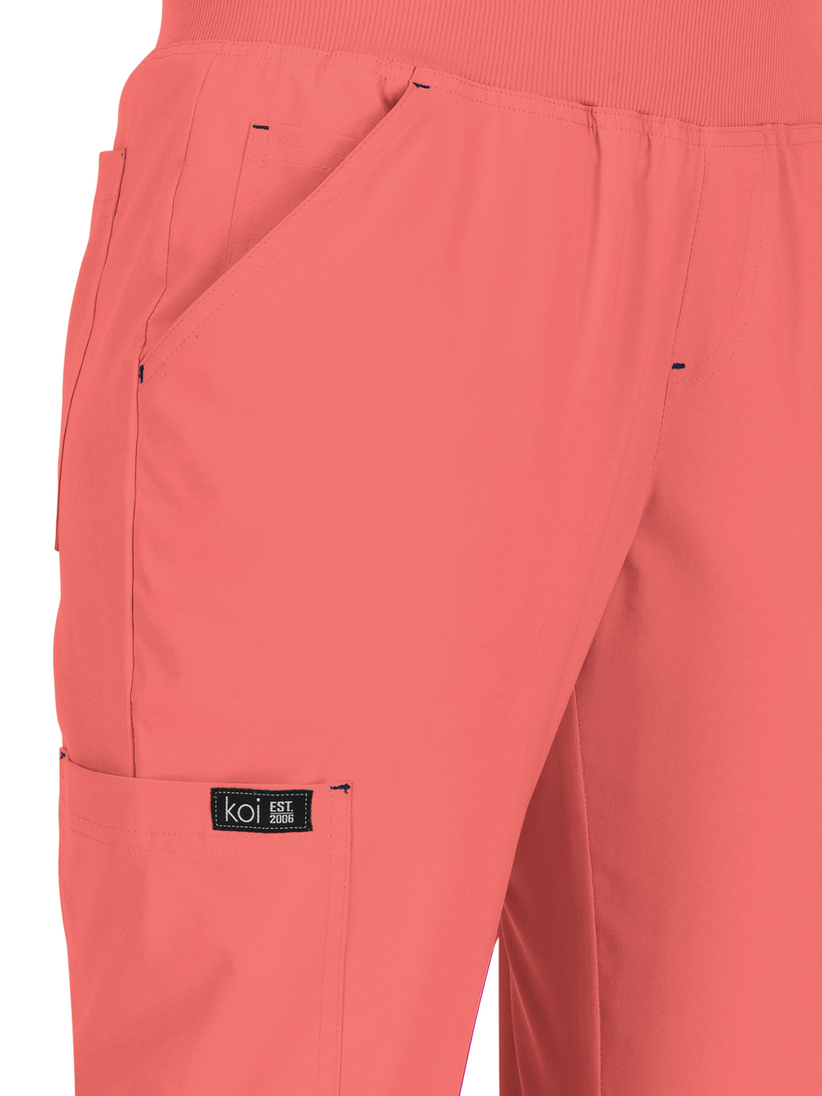 koi - Basics - Women's Eight-Pocket Stretch Cargo Holly Pant 11