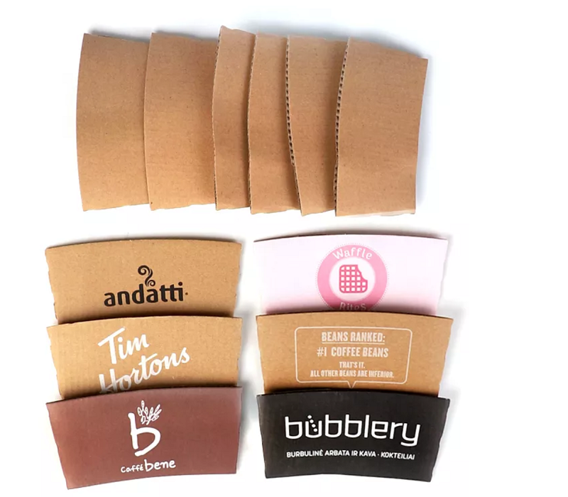 Kraft Paper Cup Sleeve, 12 oz. & 16 oz. 4