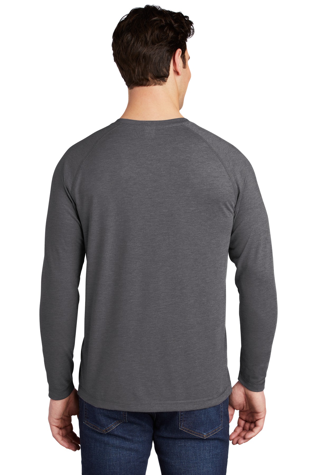 Sport-Tek® PosiCharge Long Sleeve Tri-Blend Wicking Raglan Tee 35