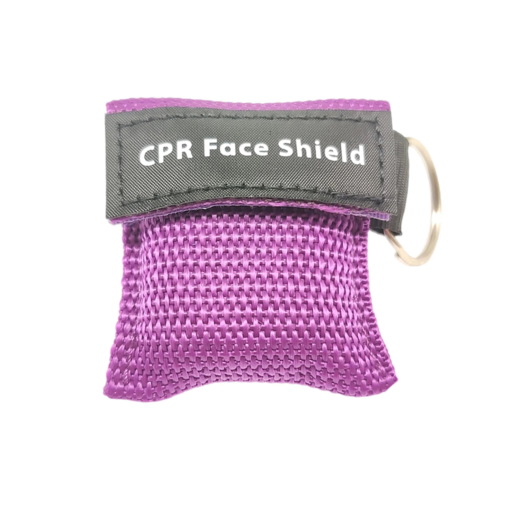 Emergency CPR Face Mask with Nylon Keychain Pouch 11