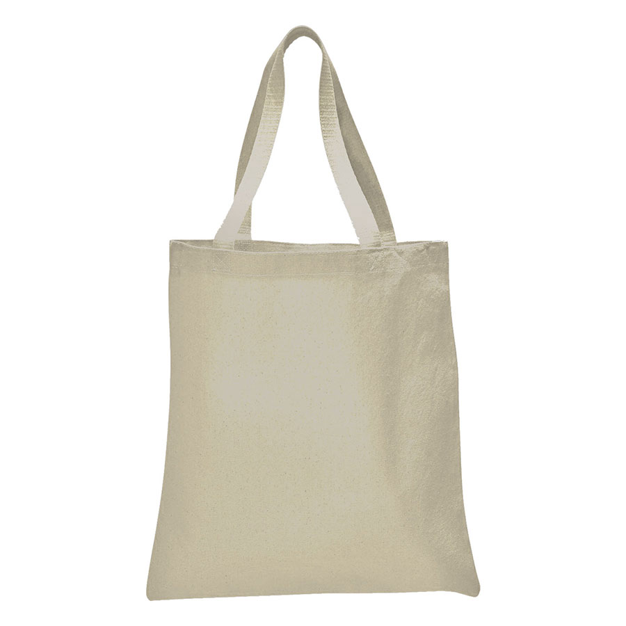 Value 6 oz Cotton Canvas Tote Bag - 15"W x16"H x 3"D x 16