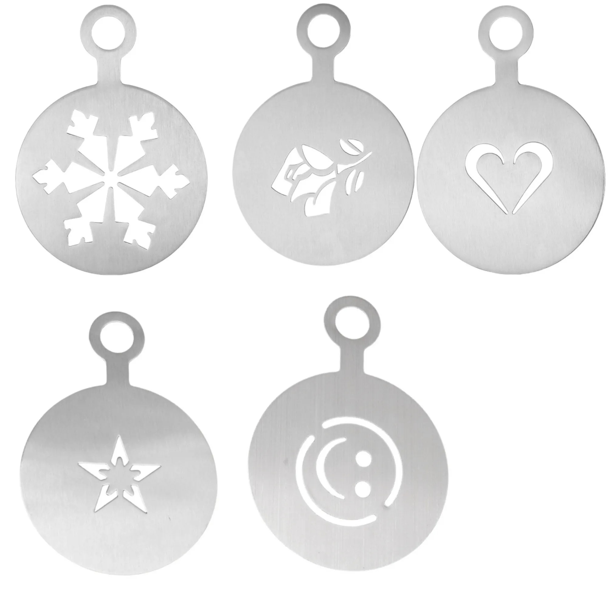 Coffee Decorating Stencil Latte Art Template DIY Tools 2