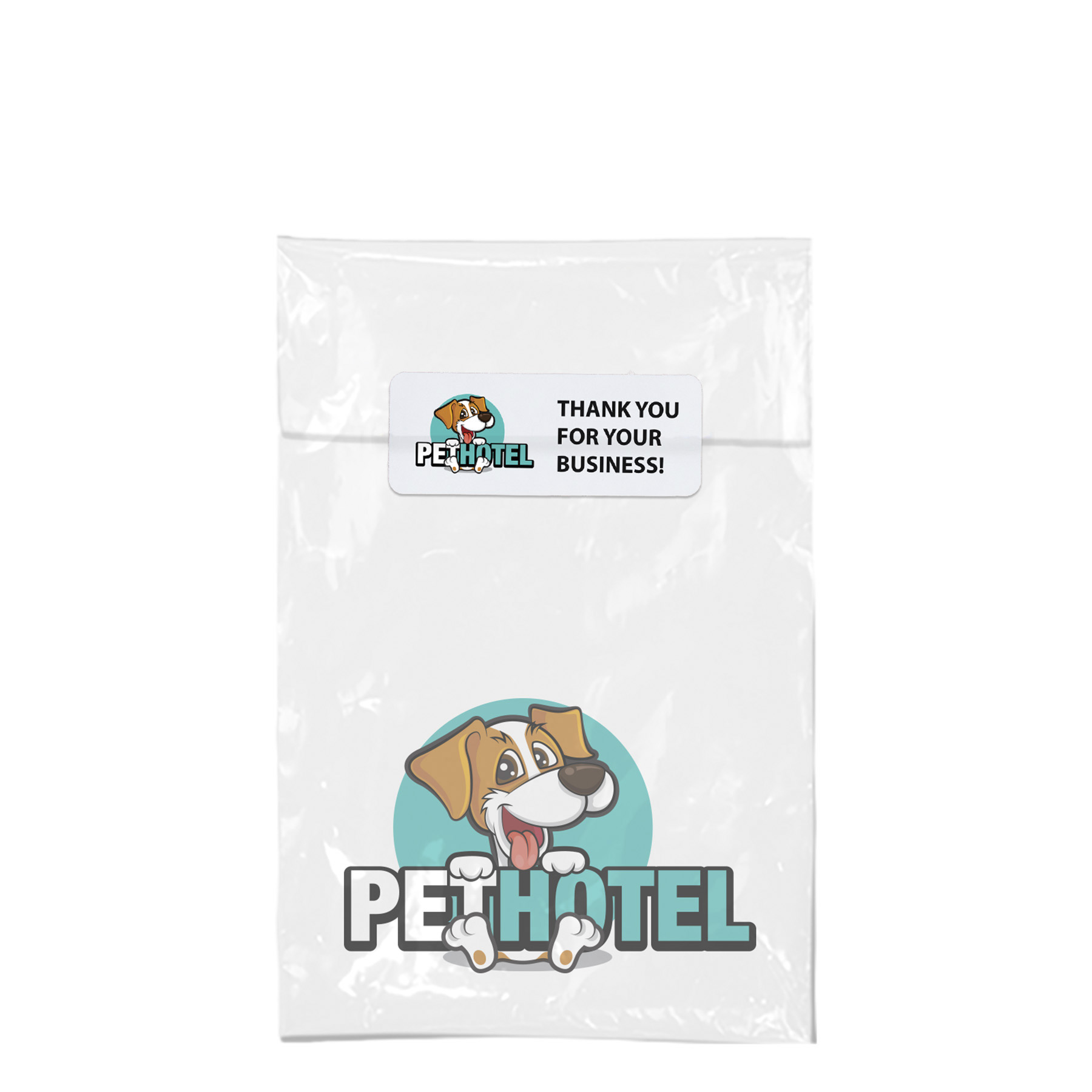 5W x 9H Digital Full-Color Open-End Bag 1