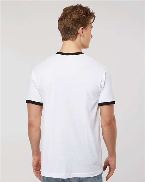 Unisex Fine Jersey Ringer T-Shirt - 246 113