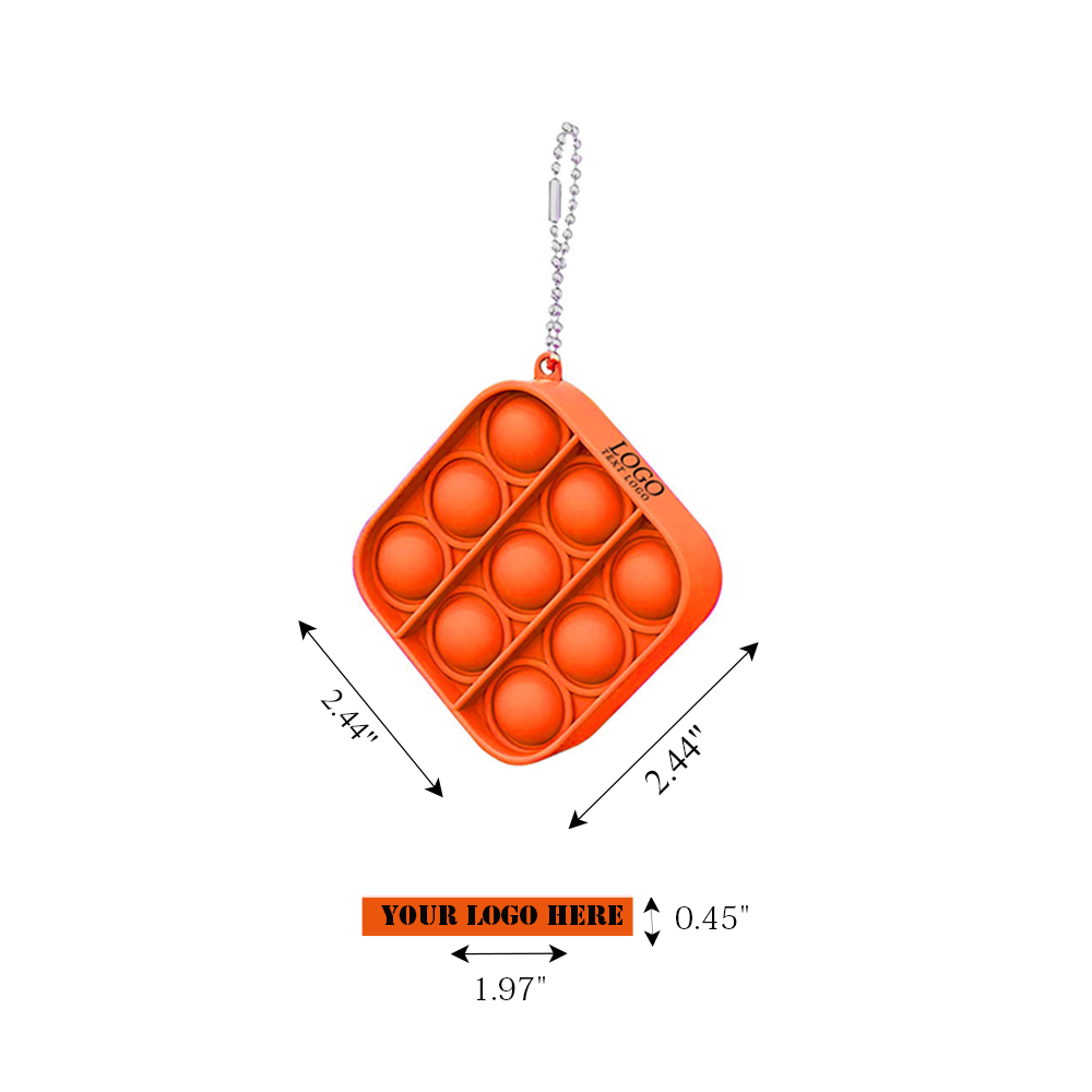 Mini Push Pop Bubble Keychains 1