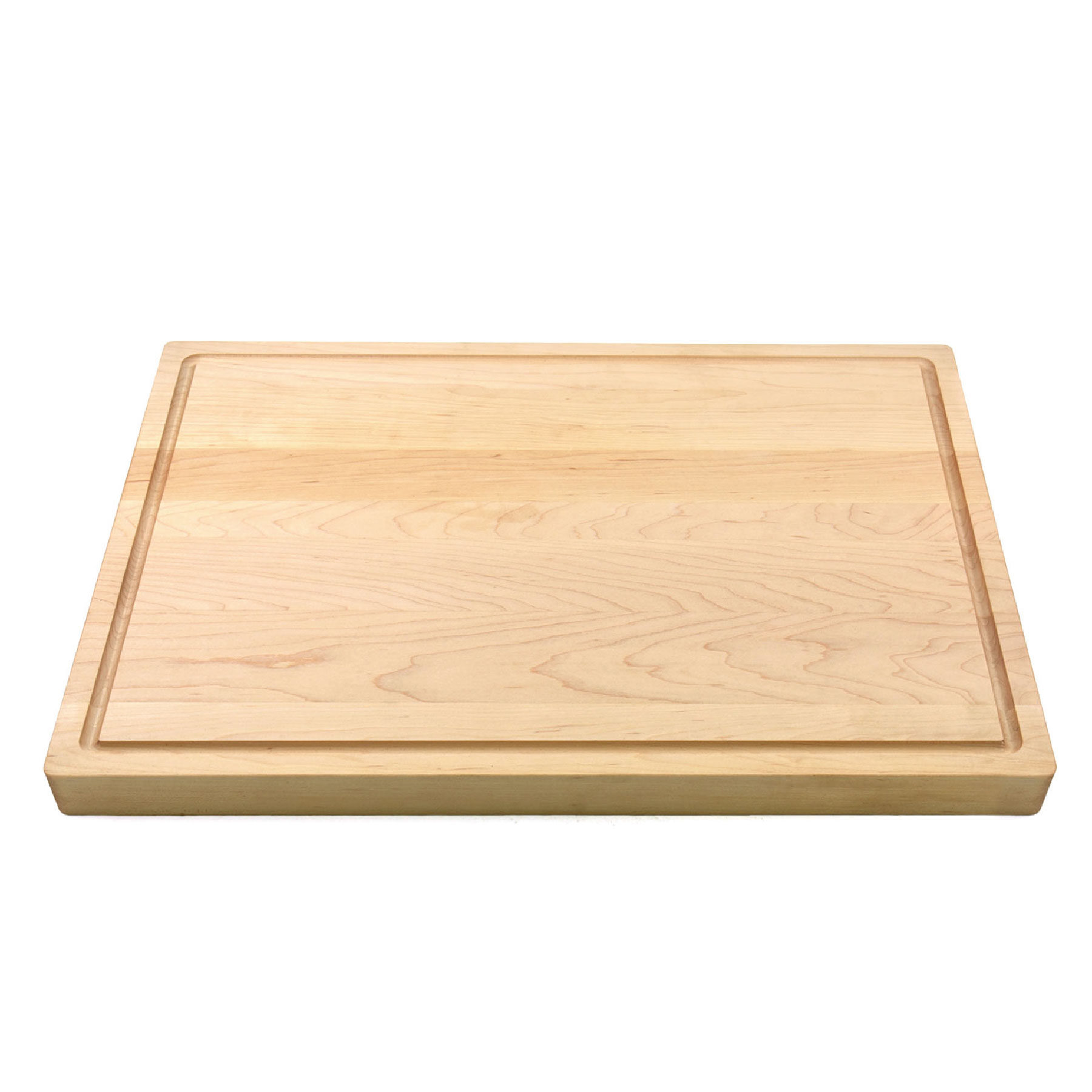12" x 18" x 1 1/4" Maple Butcher Block with Juice Groove 5