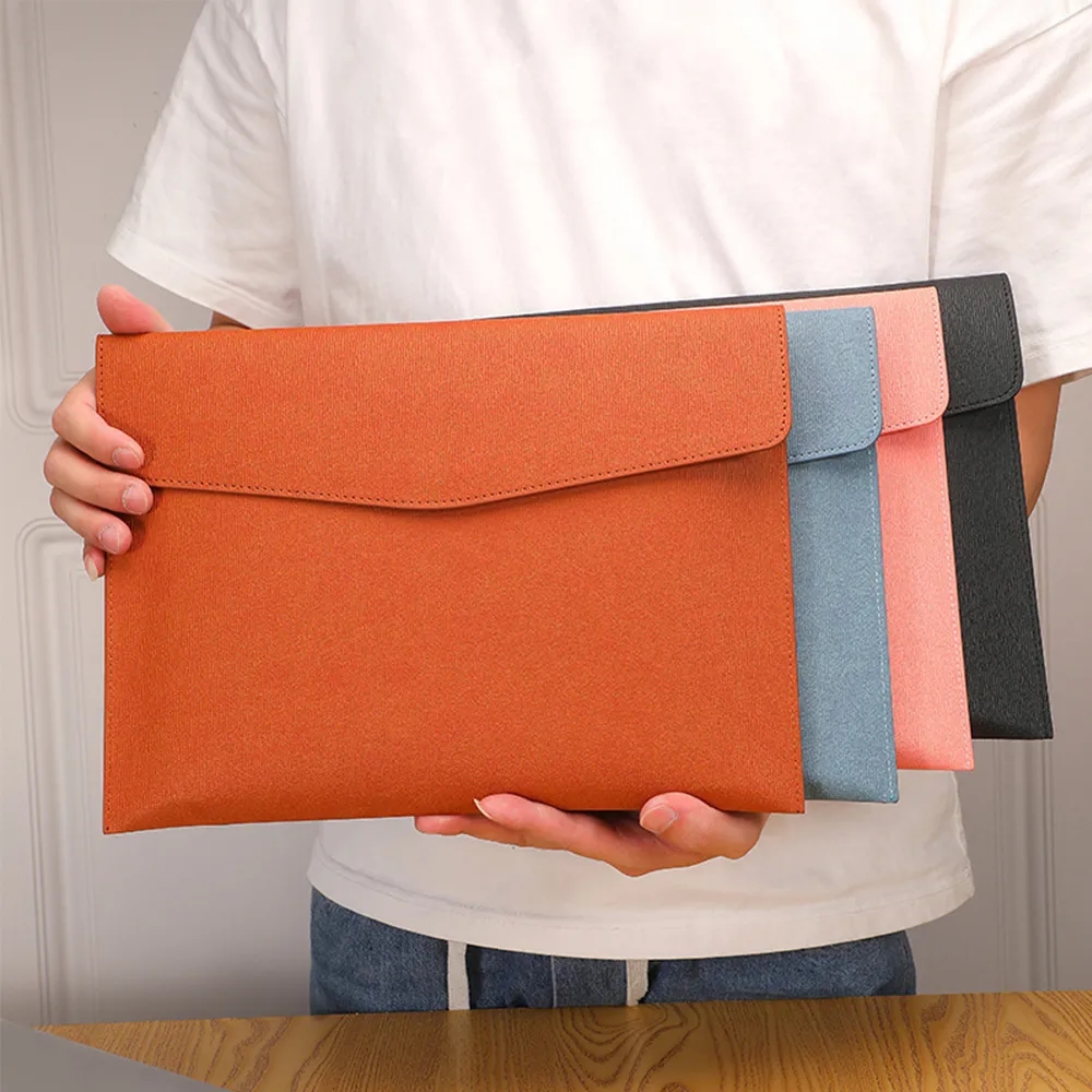 Custom PU Commercial A4 Portfolio File Holder Envelope 2