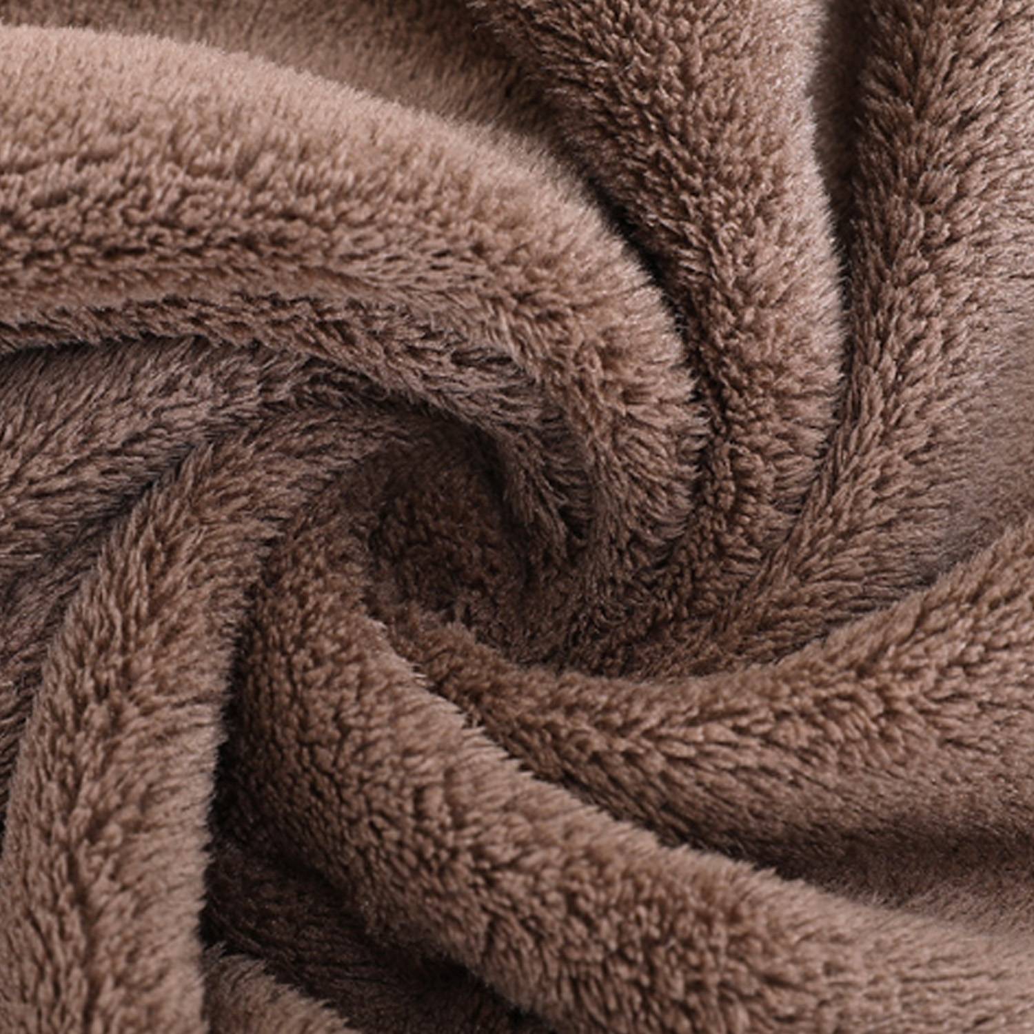 Dog Design Soft Absorbent Coral Fleece Towel Set 4