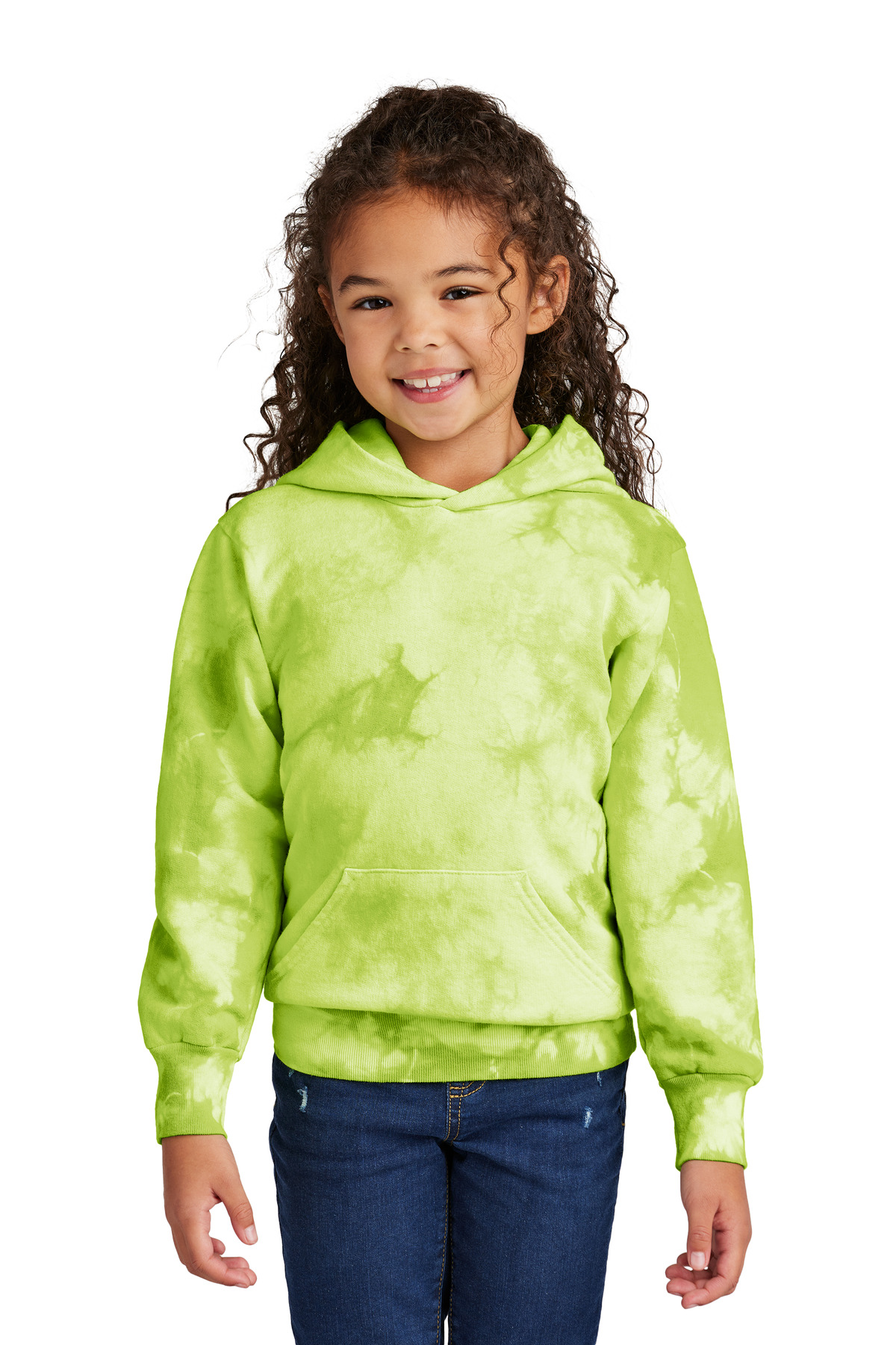 Port & Co Youth Crystal Tie-Dye Pullover Hoodie PC144Y 11