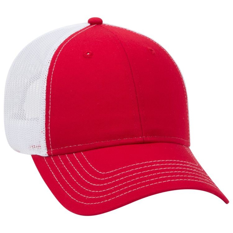 OTTO CAP® 6 Panel Low Profile Mesh Back Trucker Hat 237