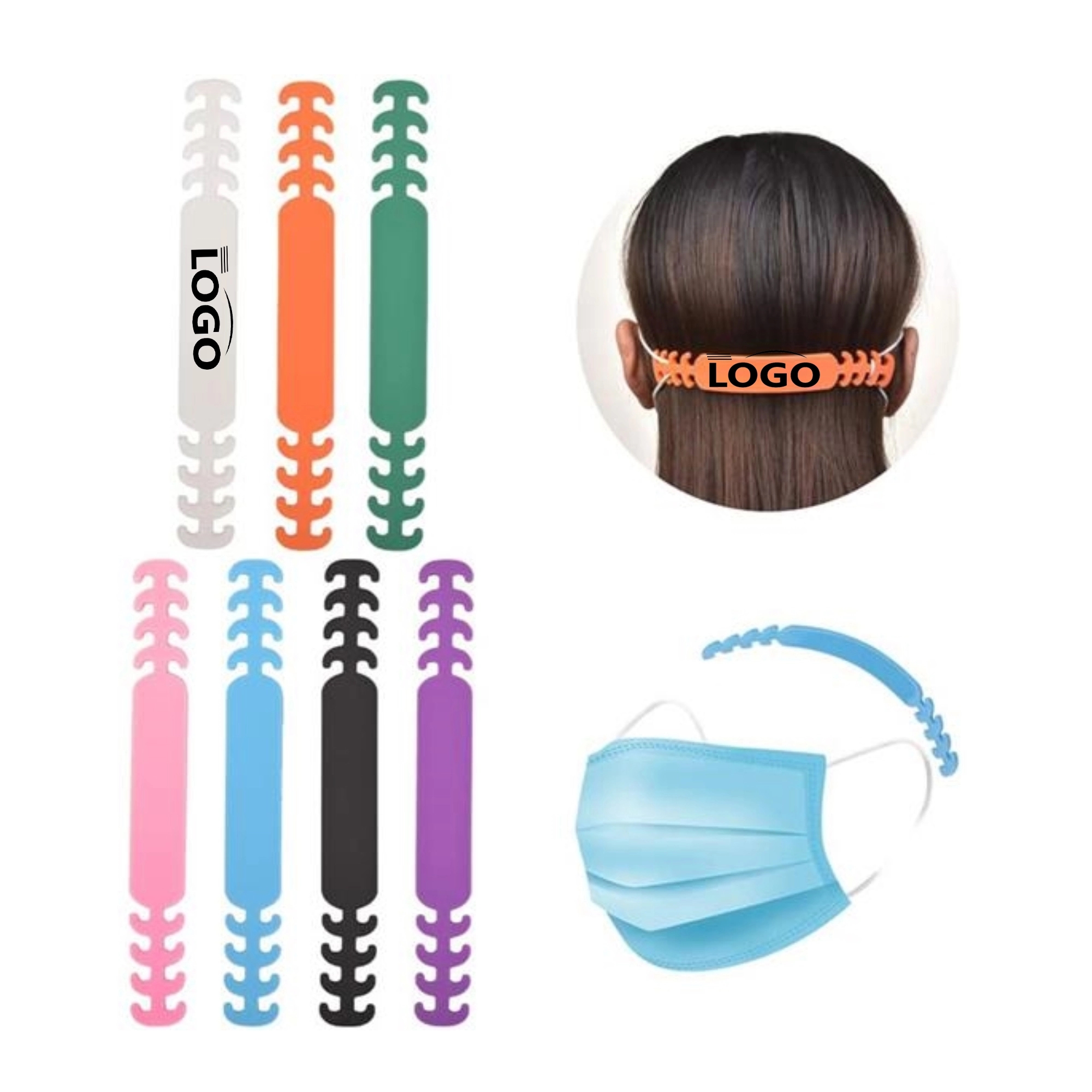 Adjustable Face Mask Strap Hook Extender 1
