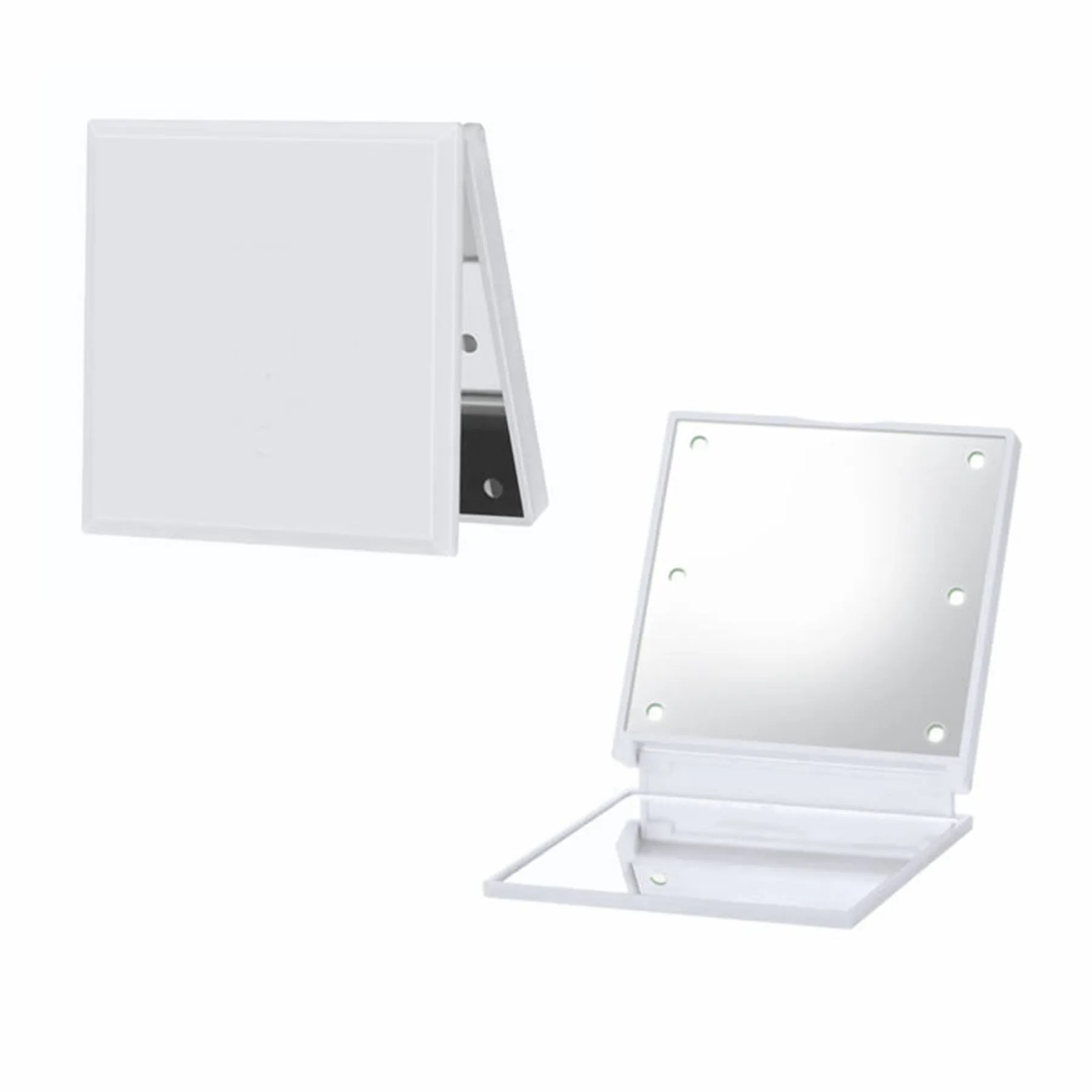Lighted Folding Travel Makeup Mirror 7