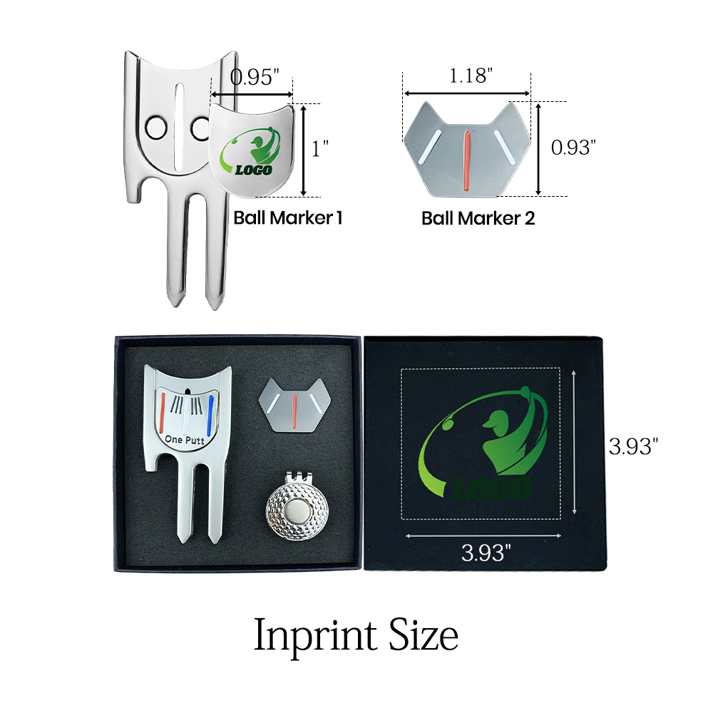 Magnetic Cap Clip Ball Marker Golf Set 2