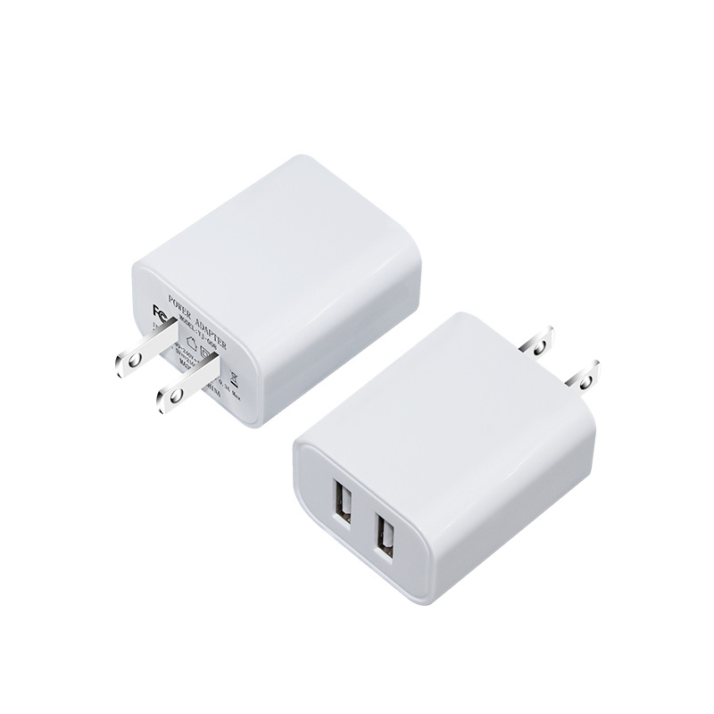 Dual Port Cube Power Adapter Plug Block Charging Box Brick 4