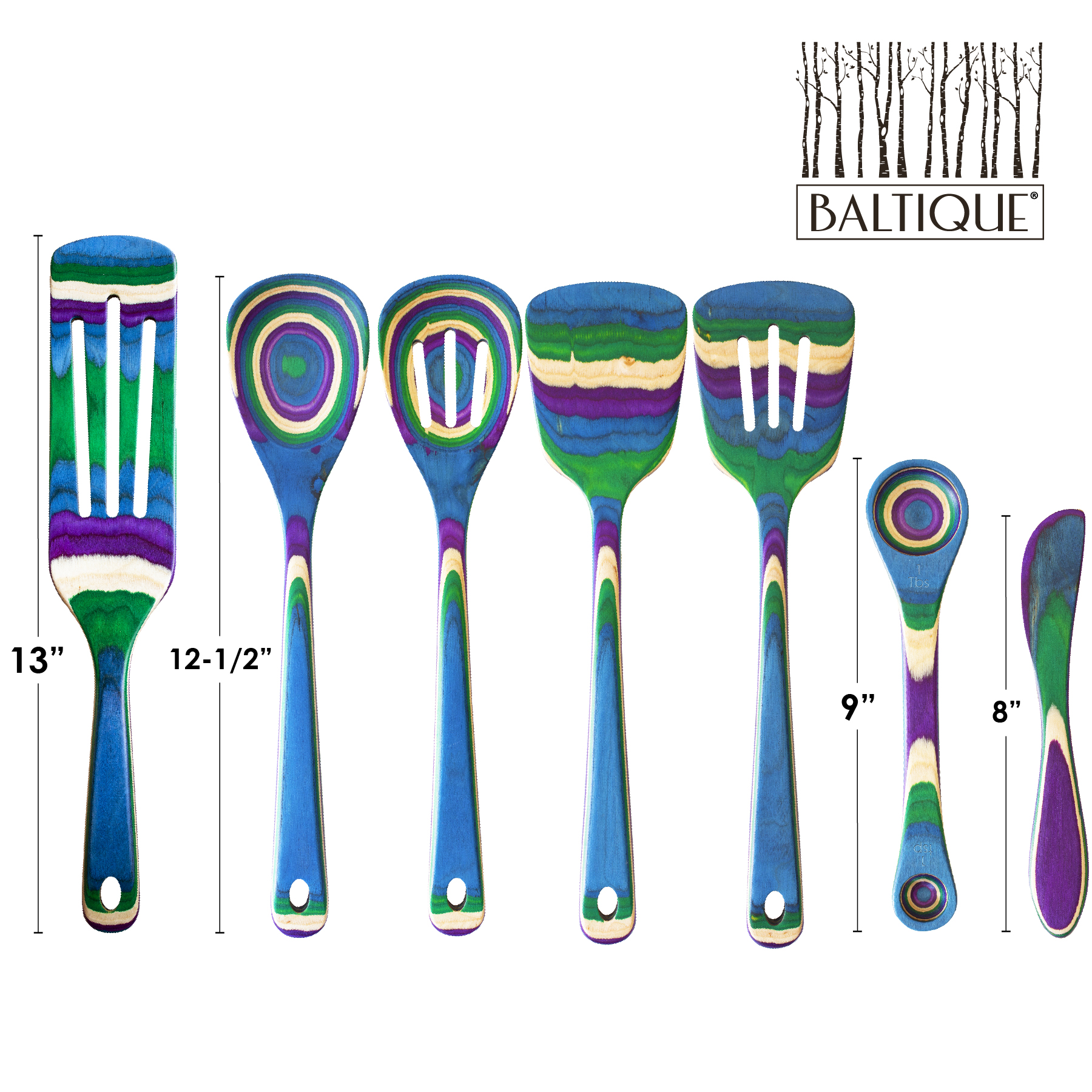 Baltique® Mumbai Collection 7-Piece Cooking Utensil Set 5