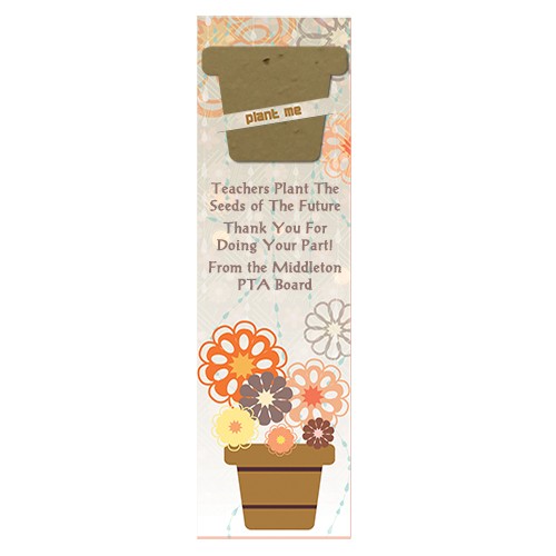 Pot Seed Shape Bookmark