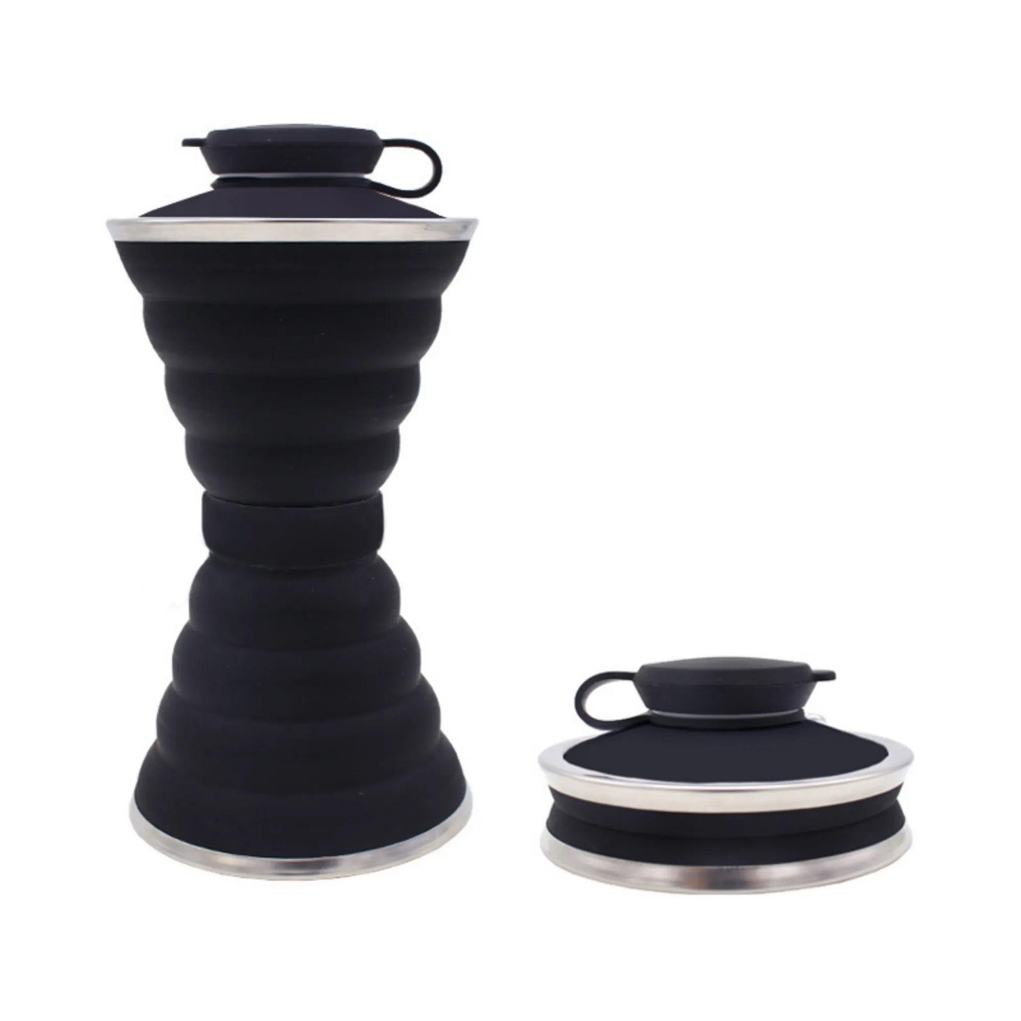 17oz Double-Fold Silicone Collapsible Water Cup 6