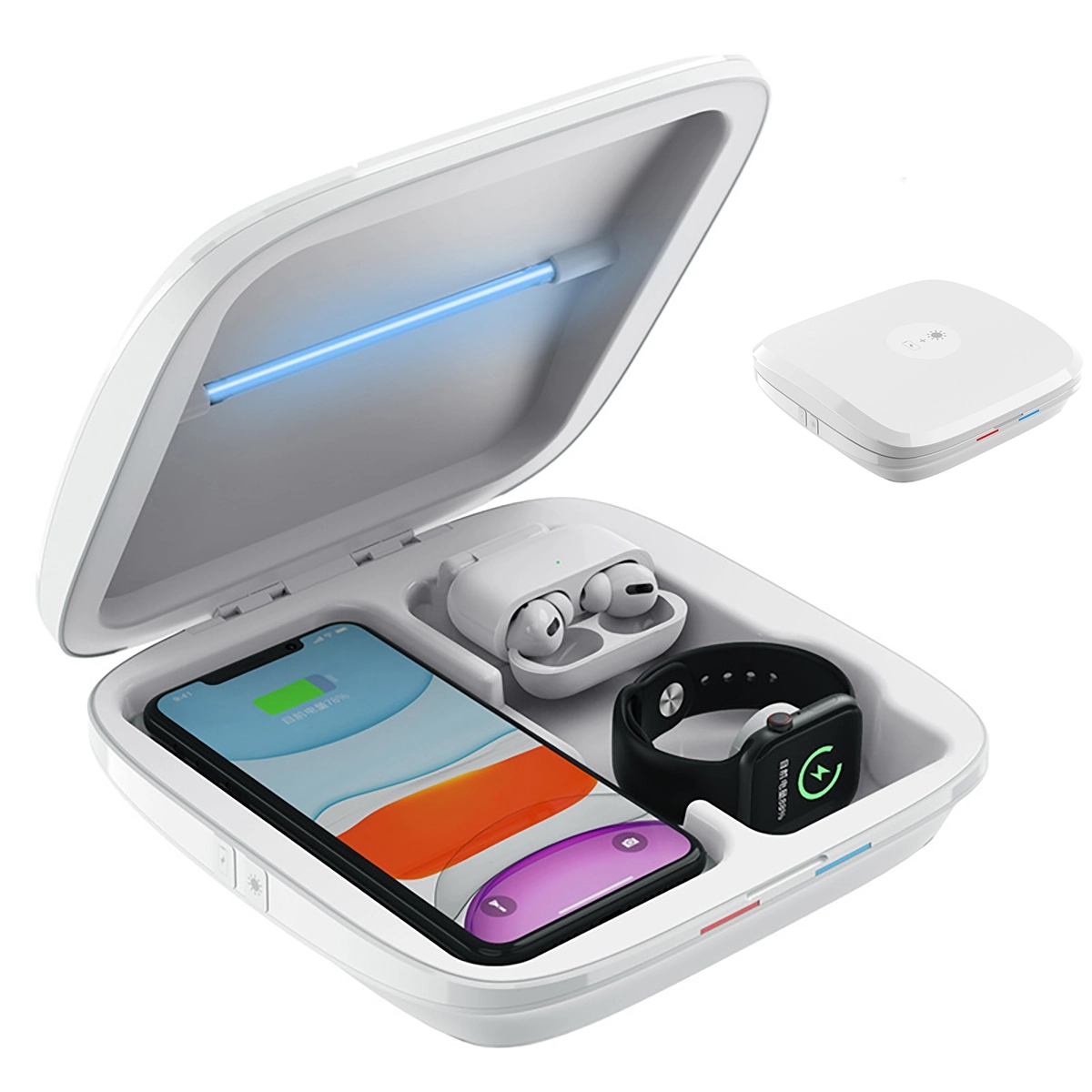Electronics Qi Wireless Charger and UV Sanitizer 2